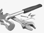 tools, hammer, wrench, screw, nails, nut, kit, spanner, fix, objects, work, job, construction, isolated, tools, tools, tools, tools, tools, hammer, construction, construction